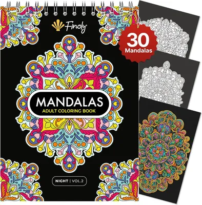 Productafbeelding van Mandala Kleurboek voor Volwassenen Vermindert Stress | Mandala’s Kleuren voor Volwassenen met 30 Originele Illustraties om te Ontspannen