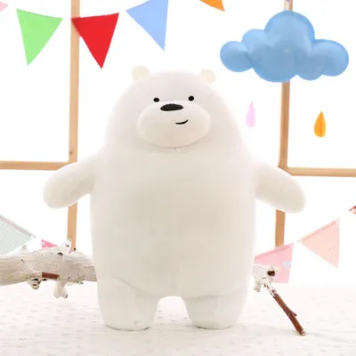 Obrázok produktu pre Plush Cartoon Bear / Panda plnené hračky Hodiť Pillow Darček Dekorácia biely medveď