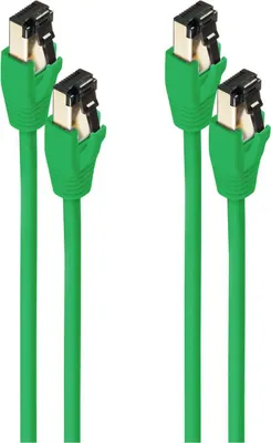 Image de shiverpeaks BS08-41053-2 Câble réseau vert 5 m Cat8.1 F/FTP (FFTP) (BS08-41053-2)