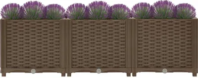 Produktbild von "2026 Aktion"Hochbeet - CLORIS - Pflanzkasten - 120 x 40 x 38 cm Polypropylen - NeuMöbel9505842