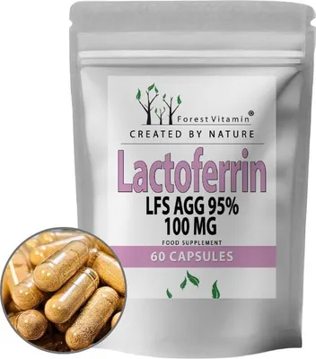 Produktbild von Lactoferrin LFS 95% 100mg - 60 Kapseln - Hochdosiert - Forest Vitamin