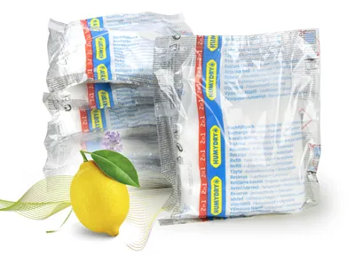 Nachfüllpackung Luftentfeuchter 450 g Zitrone 6 Stück