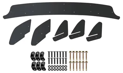 Produktbild von Heckdiffusor Hecklippe Spoiler für VW Golf 6 MK6 GTI 2009-2013, Stoßfänger-Lippe für sportliche Optik, Auto-Karosserie Styling & Tuning