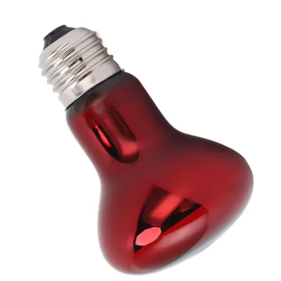 Image de Ampoule de lampe chauffante pour reptiles,Ampoule de lampe chauffante pour amphibiens,Ampoule de lampe chauffante UVA,Ampoule de lampe chauffante pour la nuit,Ampoule de lampe chauffante pour la lumière du jour,Ampoule de lampe chauffante rouge