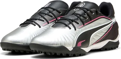Produktbild von Puma King Match Tt+mid Fußballschuhe Silber EU 33 Silber EU 33