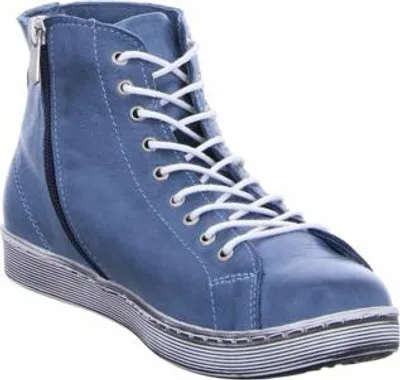 Produktbild von Andrea Conti Sneaker high 0341500 Damen Schnürboots mit Reißverschluss, Größe:39 EU, Farbe:Blau