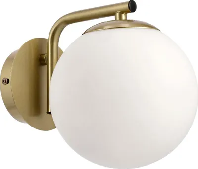 Obrázek produktu pro Moderní nástěnné osvětlení AMADEO - 1xE14, 40W, mosazné / bílé