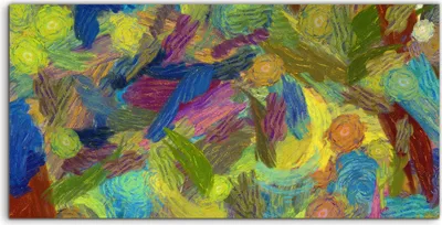 Produktbild von Coloray Spritzschutz aus Glas 120x60  Wandkunst Küchenrückwand Foto Bild farbenfrohe Abstraktion