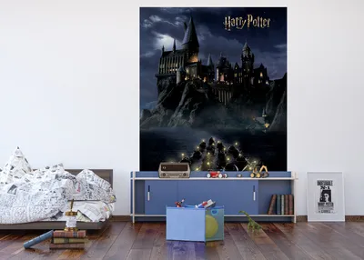 Produktbild von AG Design Fototapete Harry Potter Hogwarts, 182 x 252 cm