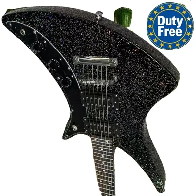 Produktbild von Gitarre, Mahagoni-Korpus, Palisander-Griffbrett, schwarz