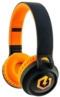 Image de Casque pour enfants PowerLocus - Buddy, sans fil, noir/orange