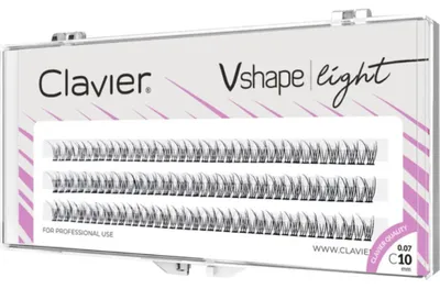 Immagine prodotto di Ciglia Clavier Vshape light C 0,07, 10 mm