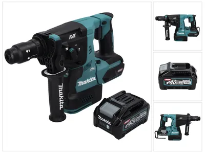 Image de Marteau combiné sans fil Makita HR 004 GM1 40 V max. 2,8 J SDS plus XGT Brushless + 1 batterie 4,0 Ah - sans chargeur