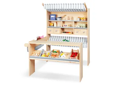 Image de Stand de marché "Lucy", gris