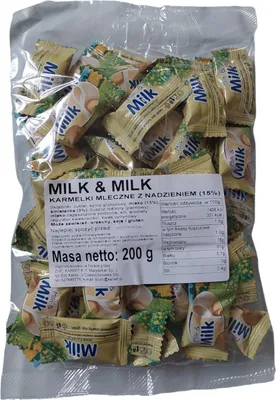 Produktbild von Milchkaramellbonbons 200 g MILK & MILK
