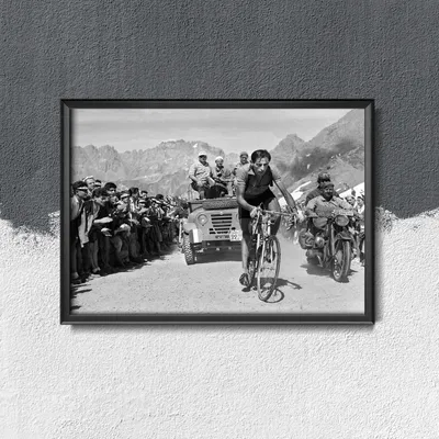 Produktbild von Poster - Leinwand - 29,7 cm x 21 cm - Leinwandposter - Tour de France