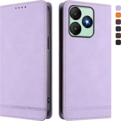 Obrázek produktu pro Pouzdro pro Wiko T20, retroPolyuretankožené flip pouzdro s stojánkem a přihrádkami na karty Fialový