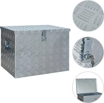 Image de Caisse en aluminium 610 x 430 x 455 mm Argenté