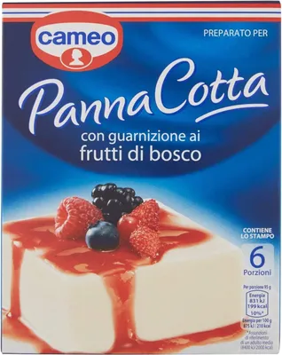 Produktbild von 6x Cameo Panna Cotta mit Karamell istant cake 107g 6 portionen