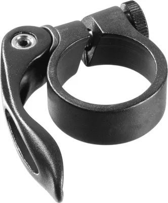Produktbild von Sattelstützschelle mit Schnellspanner und Feineinstellung, 31,8 mm, Aluminium, schwarz