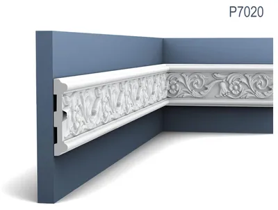 Produktbild von Orac Decor P7020 LUXXUS Stuck Friesleiste Wand-Leiste Blumen Einrichtungs Ornament 2 m
