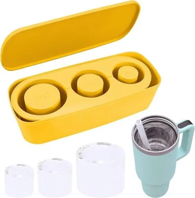 Obrázek produktu pro Silikonová forma na kávové kostky s víkem – velká forma na kávové kostky