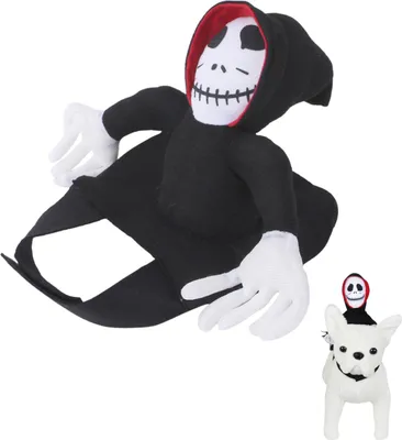 Obrázek produktu pro Kostým pro psy na Halloween: Vtipný kostým pro psy „Jízda na duchu“ – Novinka: Kostým „Sedlo ducha“ pro domácí mazlíčky