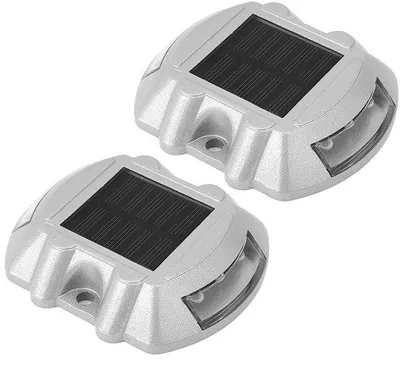 Obrázok produktu pre Solárne značkové svetlo s 6 LED žiarovkami – vodotesné – bezpečnostné osvetlenie – vhodné pre diaľnice/cesty bez osvetlenia – reflexný smerovník
