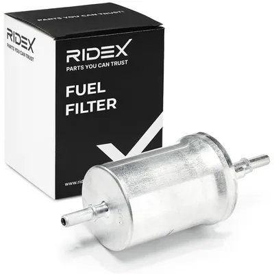 Produktbild von Kraftstofffilter RIDEX 9F0049 Benzinfilter für VW Golf IV Schrägheck (1J1) Leitungsfilter