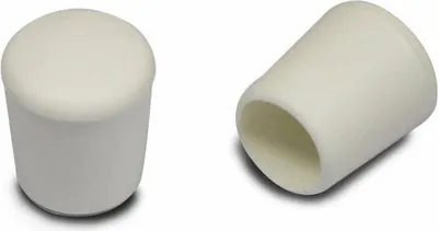 Produktbild von Ajile, 16 Stück, Schutzkappe aus Gummi für Rohraußen,Ø 16 mm, Weiß, EVT216x16