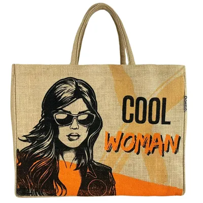 Produktbild von Domelo Einkaufstasche groß Jute Tasche Strandtasche XXL Damen Einkaufskörbe