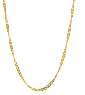 Produktbild von Goldkette Singapurkette Länge 40cm - Breite 1,0mm - 585-14 Karat Gold