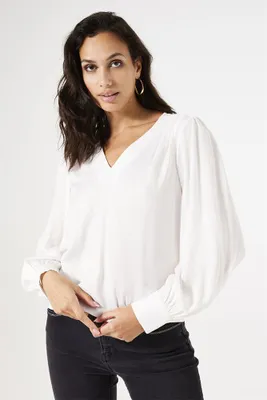 Produktbild von Garcia T40235 Langarmbluse Weiß L Frau Weiß L