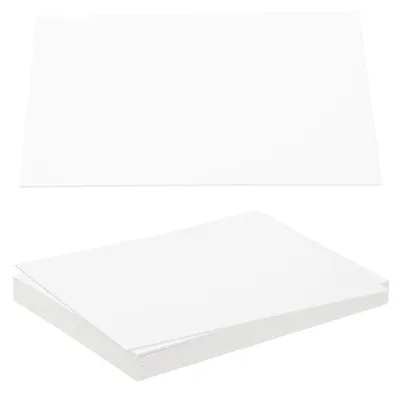 Spaanplaatvellen 17,8x12,7x0,15 cm, 10 Stück, weiß, für Buchbinderei