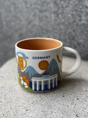 Zdjęcie produktu dla STARBUCKS, porcelana, kubek miejski You Are Here Collection Niemcy Niemcy Filiżanka do kawy Coffee Cup