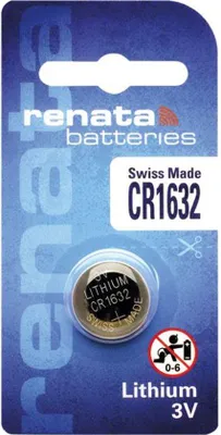 Productafbeelding van Renata CR1632 Lithium Knoopcel Batterij 1 Stuks
