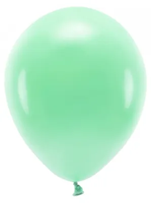 Zdjęcie produktu dla Balony ekologiczne, 26 cm, kolor pastelowy, miętowy (1 opakowanie / 10 sztuk)