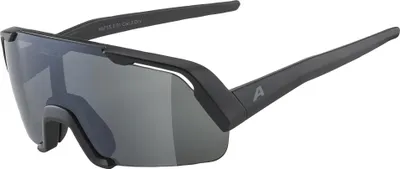 Zdjęcie produktu dla Okulary sportowe Alpina Rocket Youth czarny mat, soczewki czarne lustrzane, Cat.3