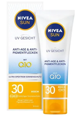 Image de Nivea Sun Face Cream SPF 30 contre les taches et les taches pigmentaires