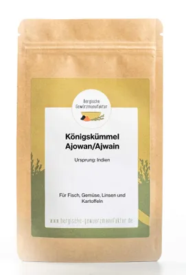 Produktbild von Ajowan / Ajwain / Königskümmel ganz aus Indien. 100 Gramm