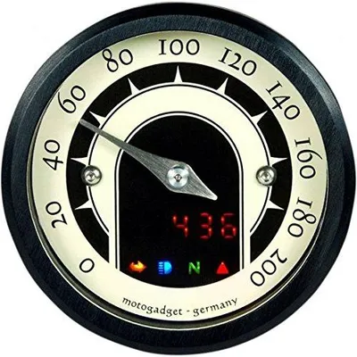 Immagine prodotto di Motogadget Analog Speedo Tiny MST Speedster Black – 500... – Motogadget 22100316