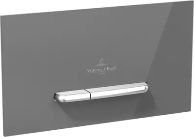 Produktbild von Villeroy & Boch ViConnect WC-Betätigungsplatte, 2-Mengen-Spülung, 253x145x20mm, 922160RA