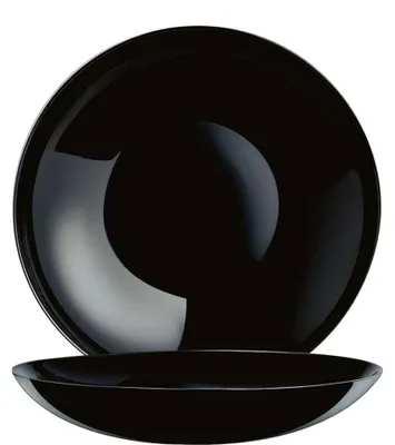 Produktbild von Evolutions Black Coupteller tief 26cm - 24 Stück