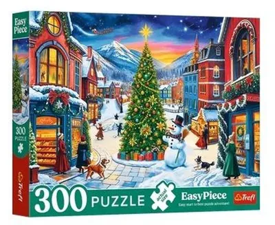 Zdjęcie produktu dla TREFL PUZZLE 300 XMAS EasyPiece Świąt.miasteczko 23104