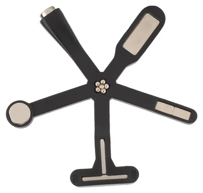 Produktbild von 6-in-1-Nagelmagnet – Multifunktionales, leistungsstarkes Werkzeug für magnetischen Gelnagellack für Nagelstudios – Schwarz
