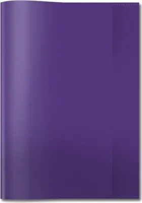 Produktbild von Heftschoner A4 PP transparent/violett Packung mit 25 Stück