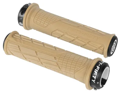 Immagine prodotto di Manopole per mountain bike, antiscivolo, in gomma, sistema di bloccaggio singolo, adatte per mountain bike, enduro, downhill, trail e e-bike. Diametro interno del manubrio: 20-23 mm
