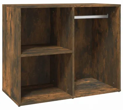 Image de Armoire de dressing Chêne fumé 80x40x65 cm Bois d'ingénierie, Image générée par une IA