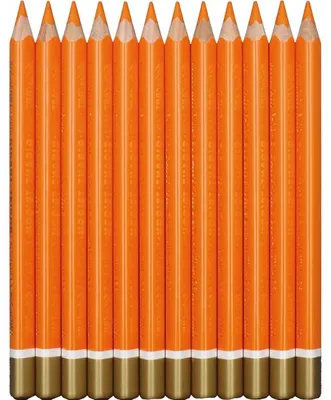 Produktbild von Eduplay Farbstifte Gigant Trigon 12 Stück Orange - Malspaß für Kinder