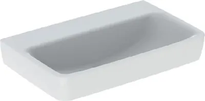 Immagine prodotto di Geberit Selnova Compact - Lavabo 650x400 mm, senza sfioratore, senza foro per rubinetto, bianco 501.893.00.7